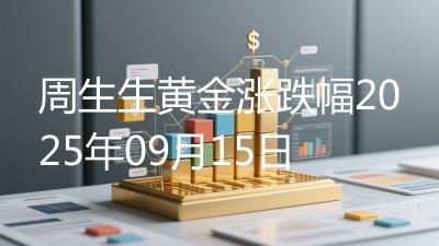 周生生黄金涨跌幅2025年09月15日
