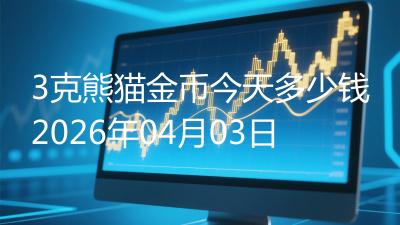 3克熊猫金币今天多少钱2026年04月03日