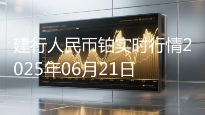建行人民币铂实时行情2025年06月21日