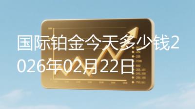 国际铂金今天多少钱2026年02月22日