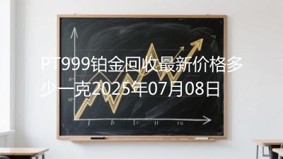 PT999铂金回收最新价格多少一克2025年07月08日
