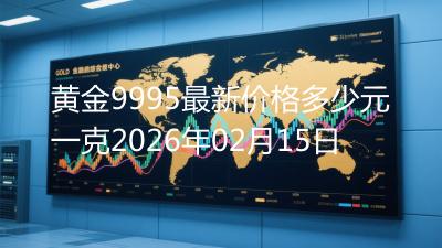 黄金9995最新价格多少元一克2026年02月15日