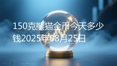 150克熊猫金币今天多少钱2025年08月25日