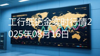 工行纸钯金实时行情2025年08月16日