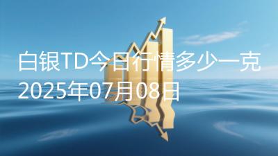 白银TD今日行情多少一克2025年07月08日