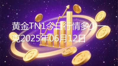 黄金TN1今日行情多少一克2025年06月12日