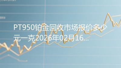 PT950铂金回收市场报价多少元一克2026年02月16日