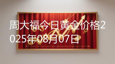 周大福今日黄金价格2025年08月07日