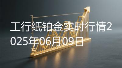 工行纸铂金实时行情2025年06月09日