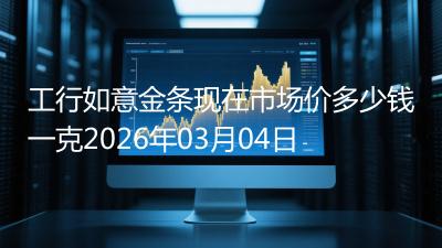 工行如意金条现在市场价多少钱一克2026年03月04日