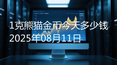 1克熊猫金币今天多少钱2025年08月11日