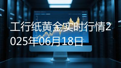 工行纸黄金实时行情2025年06月18日