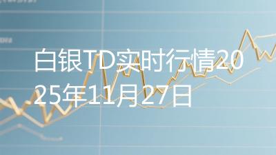 白银TD实时行情2025年11月27日