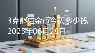 3克熊猫金币今天多少钱2025年06月28日