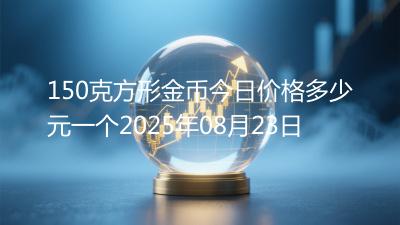 150克方形金币今日价格多少元一个2025年08月23日