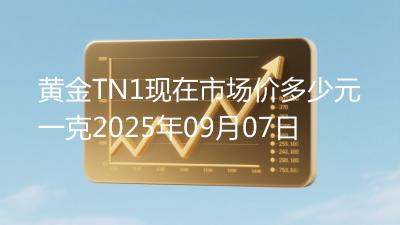 黄金TN1现在市场价多少元一克2025年09月07日