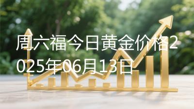 周六福今日黄金价格2025年06月13日