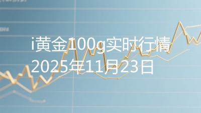 i黄金100g实时行情2025年11月23日