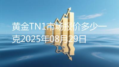 黄金TN1市场报价多少一克2025年08月29日