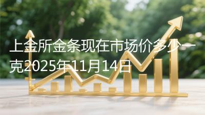 上金所金条现在市场价多少一克2025年11月14日