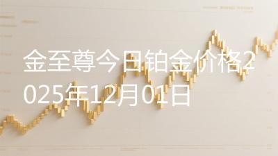 金至尊今日铂金价格2025年12月01日