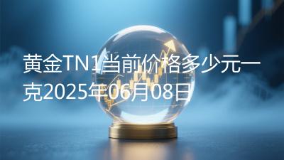 黄金TN1当前价格多少元一克2025年06月08日