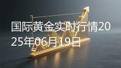 国际黄金实时行情2025年06月19日