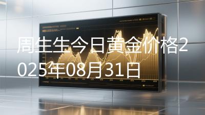 周生生今日黄金价格2025年08月31日
