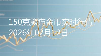 150克熊猫金币实时行情2026年02月12日
