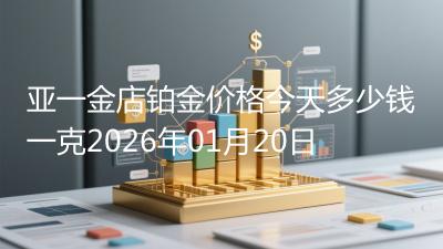 亚一金店铂金价格今天多少钱一克2026年01月20日