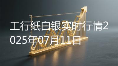 工行纸白银实时行情2025年07月11日