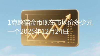 1克熊猫金币现在市场价多少元一个2025年12月24日