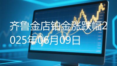 齐鲁金店铂金涨跌幅2025年06月09日