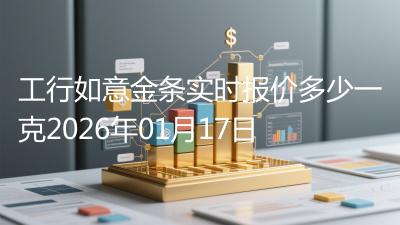 工行如意金条实时报价多少一克2026年01月17日