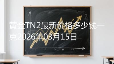 黄金TN2最新价格多少钱一克2026年03月15日