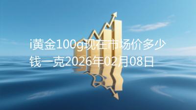 i黄金100g现在市场价多少钱一克2026年02月08日