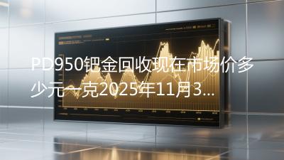 PD950钯金回收现在市场价多少元一克2025年11月30日