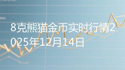 8克熊猫金币实时行情2025年12月14日