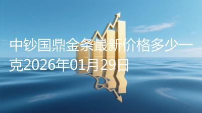 中钞国鼎金条最新价格多少一克2026年01月29日