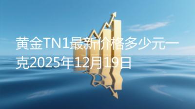 黄金TN1最新价格多少元一克2025年12月19日