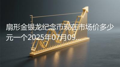 扇形金银龙纪念币现在市场价多少元一个2025年07月09日