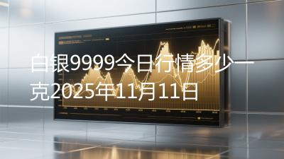 白银9999今日行情多少一克2025年11月11日