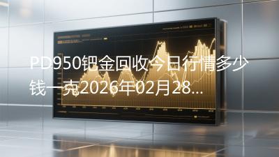 PD950钯金回收今日行情多少钱一克2026年02月28日