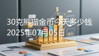 30克熊猫金币今天多少钱2025年07月05日