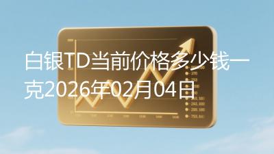 白银TD当前价格多少钱一克2026年02月04日