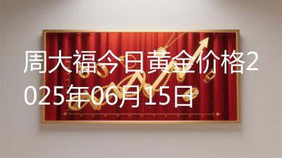 周大福今日黄金价格2025年06月15日