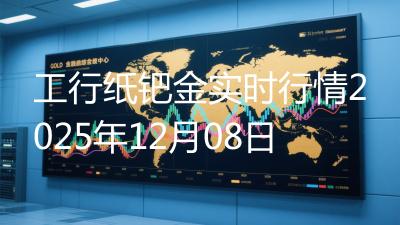 工行纸钯金实时行情2025年12月08日