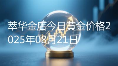 萃华金店今日黄金价格2025年08月21日