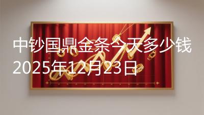 中钞国鼎金条今天多少钱2025年12月23日