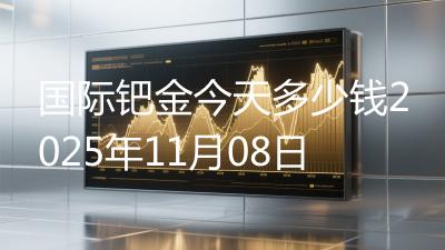 国际钯金今天多少钱2025年11月08日